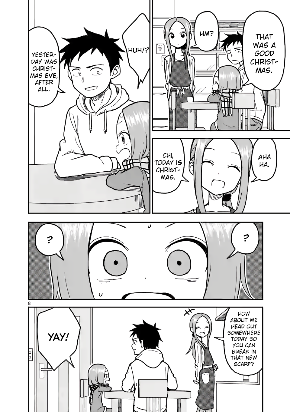 Karakai Jouzu no (Moto) Takagi-san Chapter 117 8